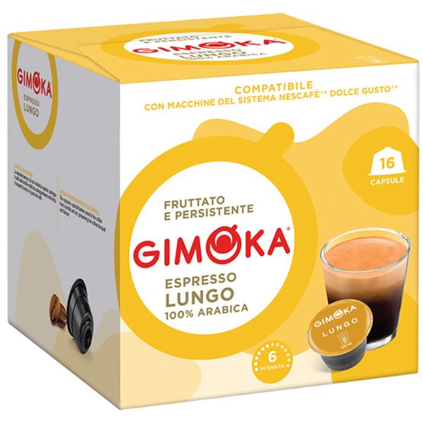 Кафе капсули Gimoka Lungo Dolce Gusto, 16бр.