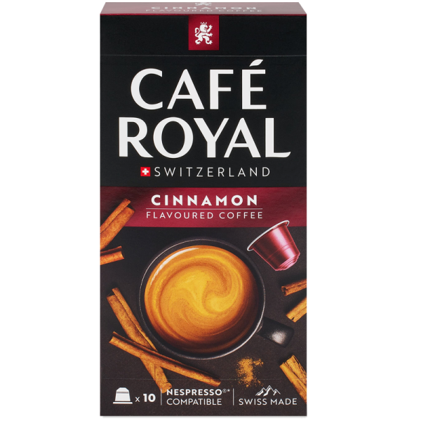 Кафе капсули Cafe Royal Cinnamon за Nespresso Original, 10 бр., 100% Арабика
