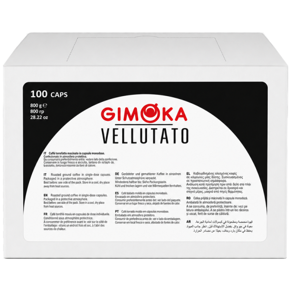 Кафе капсули Gimoka Vellutato съвместими с Lavazza Blue, 100 бр.