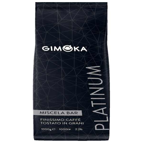 Кафе на зърна Gimoka Platinum, 1 кг, 70% Арабика и 30% Робуста