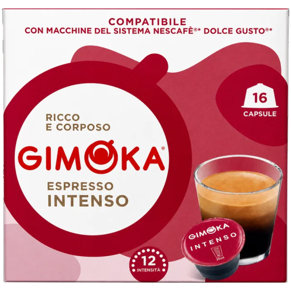 Кафе капсули Gimoka Intenso за Dolce Gusto, 16 бр.