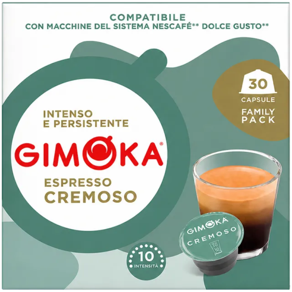 Кафе капсули Gimoka Cremoso за Dolce Gusto, 30 бр.