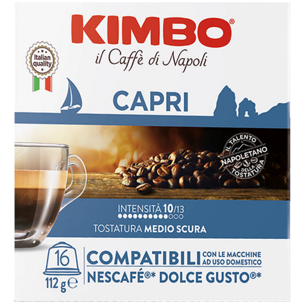 Кафе капсули Kimbo Capri съвместими с Dolce Gusto, 16 бр.