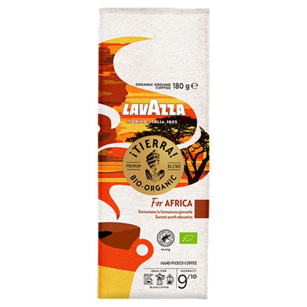 Мляно кафе Lavazza Tierra Bio Africa, 0.180кг.