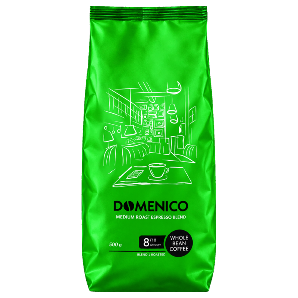 Кафе на зърна Domenico Medium, 0.500кг