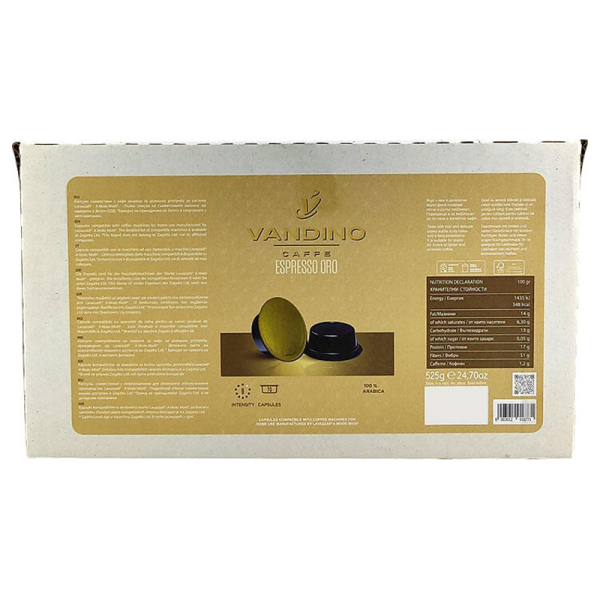 Кафе капсули Vandino Espresso Oro за A Modo Mio, 70 бр.