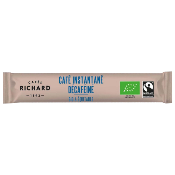 Cafés Richard Décaféiné – инстантно безкофеиново кафе, един индивидуален стик