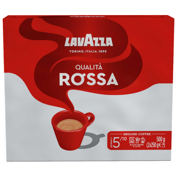 Мляно кафе Lavazza Qualita Rossa, 2 x250гр.