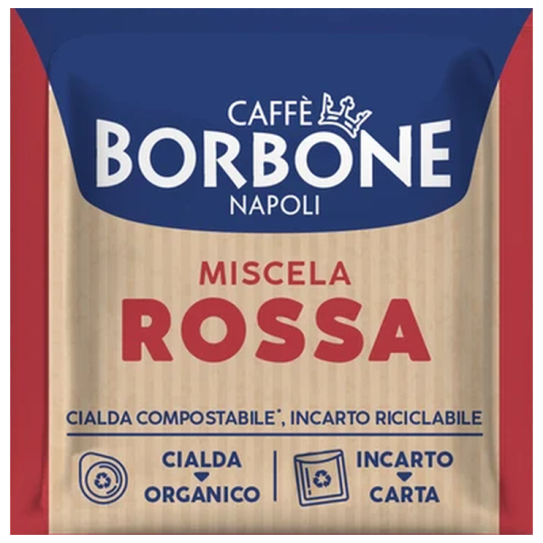 Кафе дози Caffè Borbone Miscela Rossa E.S.E. 44 мм, 100 бр.