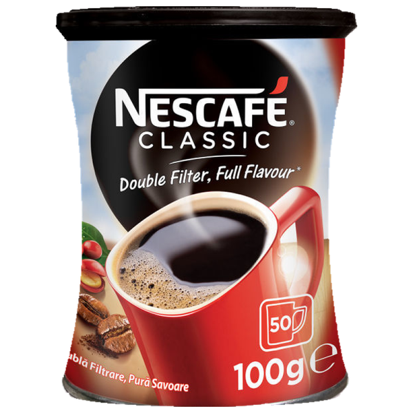 Разтворимо кафе Nescafé Classic в метална кутия, 100 г