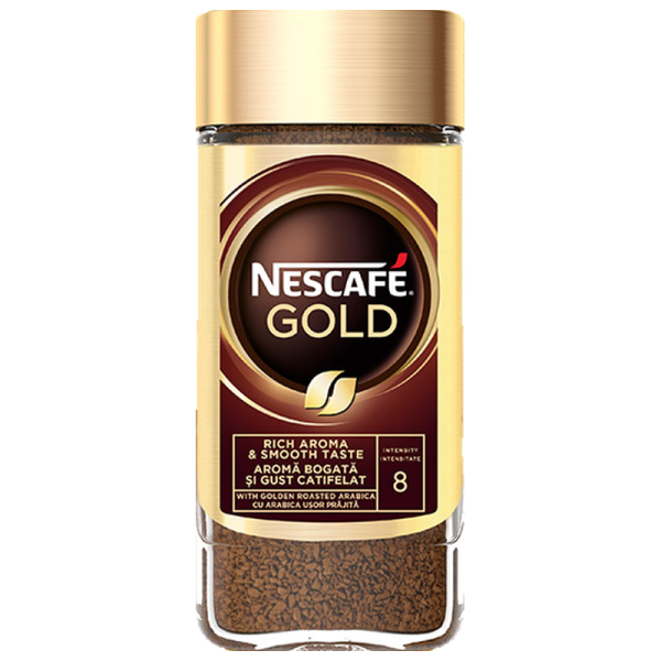 Разтворимо кафе NESCAFÉ Gold в стъклен буркан, 100 г