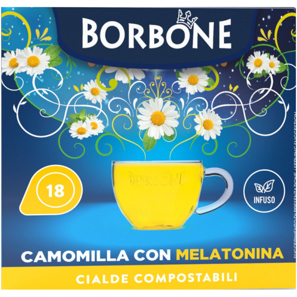 Чай дози лайка с мелатонин Caffè Borbone E.S.E. 44 мм, 18 бр.