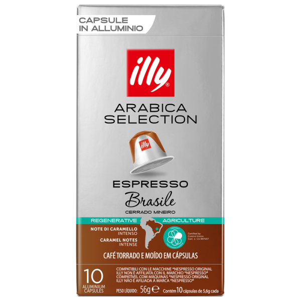 Кафе капсули Illy Brasile съвместими с Nespresso Original, 10 бр.