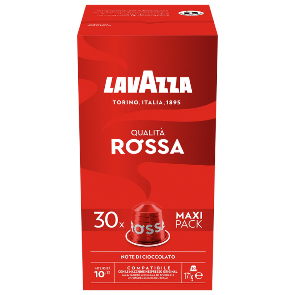 Кафе капсулу 30 NESPRESSO LAVAZZA ROSSA