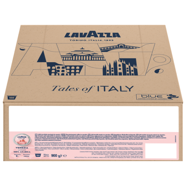 Кафе капсули Lavazza Blue Venezia Lungo, 100 капсули – кутия