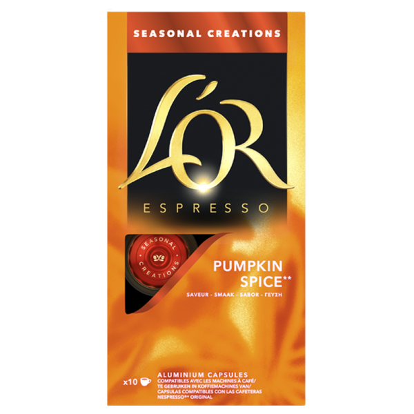 Кафе капсули L’OR Pumpkin Spice за Nespresso Original, 10 бр.