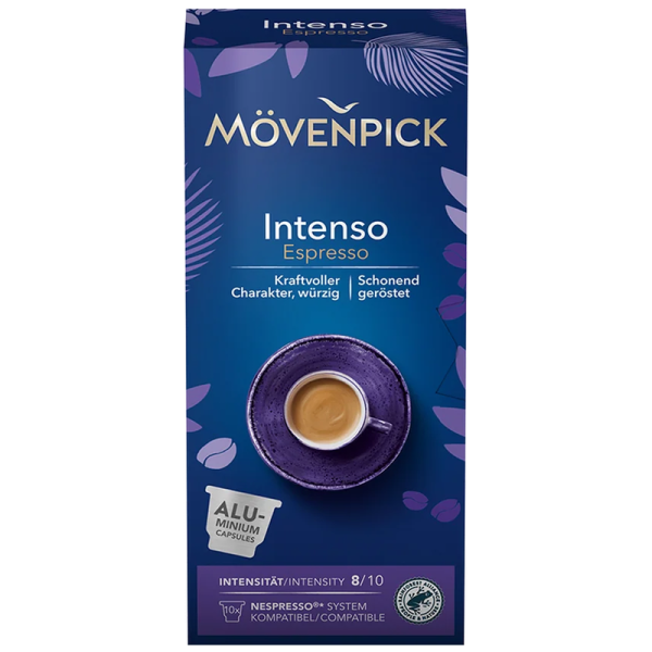 Кафе капсули Mövenpick Intenso Espresso за Nespresso Original, 10 бр.