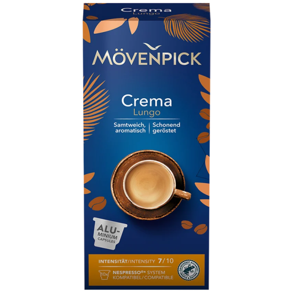 Кафе капсули Mövenpick Crema Lungo за Nespresso Original, 10 бр.