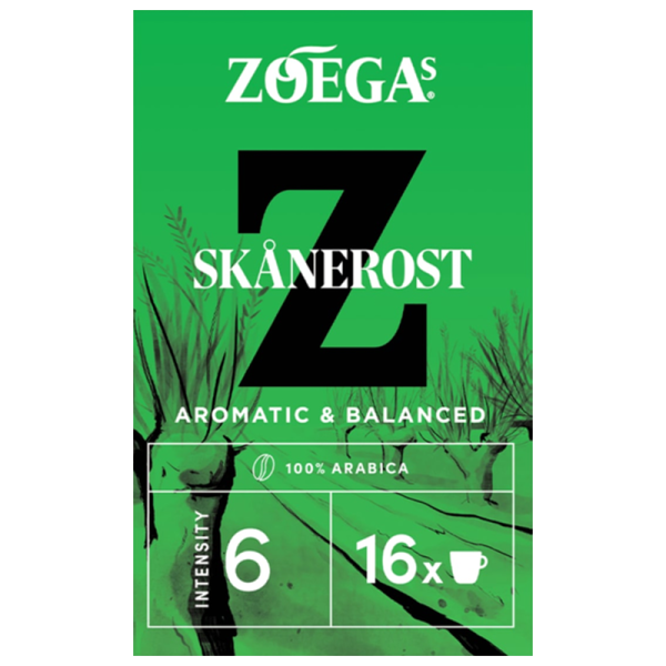 Кафе капсули Zoégas Skånerost за NESCAFÉ Dolce Gusto, 16 бр.