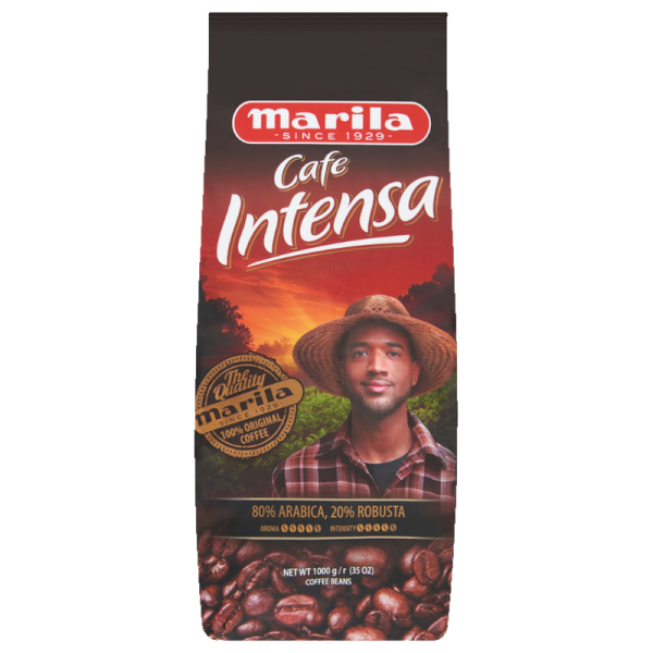 Marila Cafe Intensa 1 кг кафе на зърна — фронтална опаковка