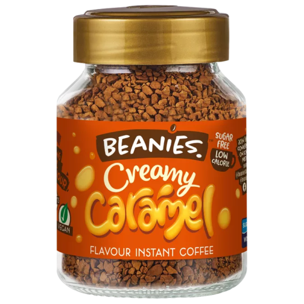 Разтворимо кафе Beanies с аромат на крем карамел, 50 г