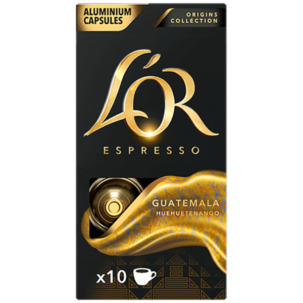 Кафе капсули L’OR Espresso Guatemala, 10 бр. – кутия отпред