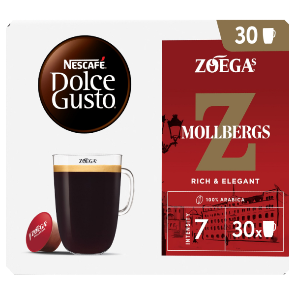 Кафе капсули Zoégas Mollbergs за NESCAFÉ Dolce Gusto, 30 бр.