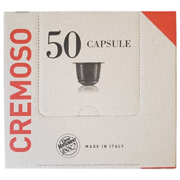 Кафе капсули Vergnano Cremoso, 50бр. Nespresso