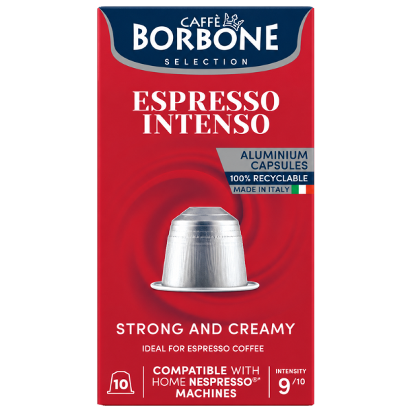Кафе капсули Caffè Borbone Selection Espresso Intenso, 10 бр. за Nespresso Original, червена кутия