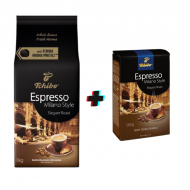 Кафе на зърна Tchibo Espresso Milano Style,1кг+0.500кг
