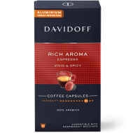 Кафе капсули Davidoff Rich Aroma, 10бр. съвместими с Nespresso