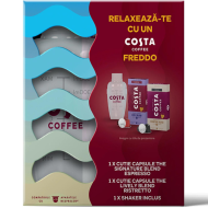 Промо пакет! Кафе капсули, Съвместими с Nespresso®, Costa Freddo с включен шейкър