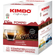 Кафе капсули Kimbo Pompei Nespresso, 50 бр.