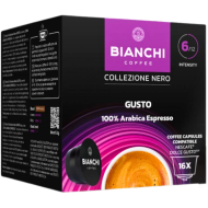 Кафе капсули Bianchi Gusto Arabica Espresso съвместими с Dolce Gusto, 16бр.