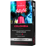 Кафе капсули Bianchi Colombia съвместими с nespresso, 10бр.
