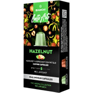 Кафе капсули Bianchi Hazelnut съвместими с nespresso, 10бр.