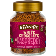 Разтворимо кафе Beanies, бял шоколад и малина, 50гр.