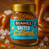 Разтворимо кафе Beanies с аромат на солен  карамел, 50гр.