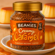 Разтворимо кафе Beanies с аромат на крем карамел, 50гр.