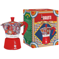 Кафеварка Dolce&Gabbana Bialetti Moka Express за 3 чаши, 130мл. червен
