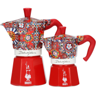 Кафеварка Dolce&Gabbana Bialetti Moka Express за 3 чаши, 130мл. червен