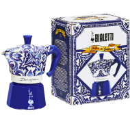 Кафеварка Dolce&Gabbana Bialetti Moka Express за 3 чаши, 130мл. син