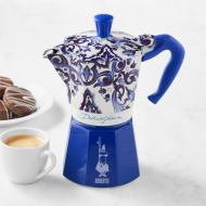 Кафеварка Dolce&Gabbana Bialetti Moka Express за 3 чаши, 130мл. син
