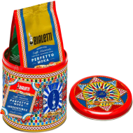 Мляно кафе Dolce&Gabbana Perfetto Moka Irresistibile 0.200кг. + подарък кутия за кафе, червен