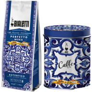 Мляно кафе Dolce&Gabbana Perfetto Moka Autentico 0.200кг. + подарък кутия за кафе, син