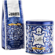 Мляно кафе Dolce&Gabbana Perfetto Moka Autentico 0.200кг. + подарък кутия за кафе, син