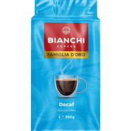 Мляно кафе Bianchi Famiglia Doro Decaf безкофеин, 0.250кг.