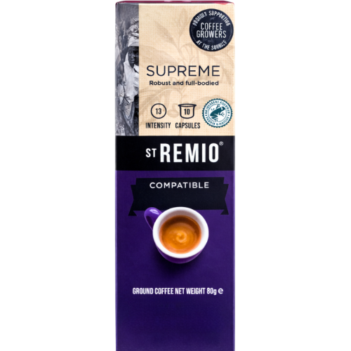 Кафе капсули St.Remio Supreme съвместими с Caffitaly, 10 капсули