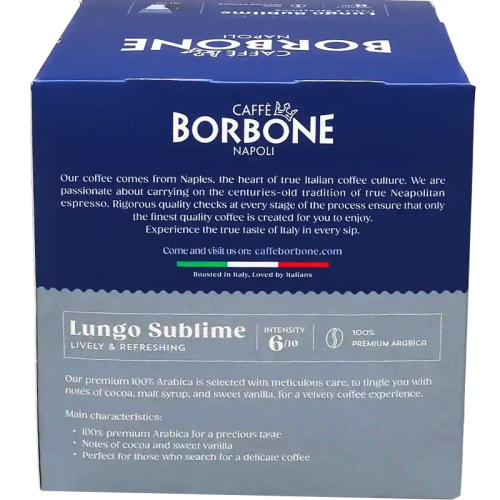 Кафе капсули Borbone Lungo Sublime съвместими с Dolce Gusto, 16 капсули