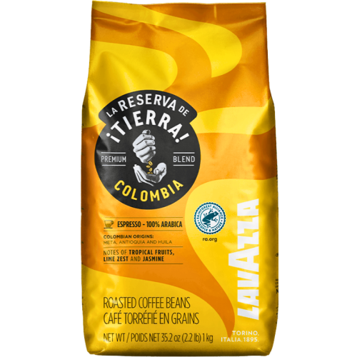 Кафе на зърна Lavazza Tierra Columbia, 1кг